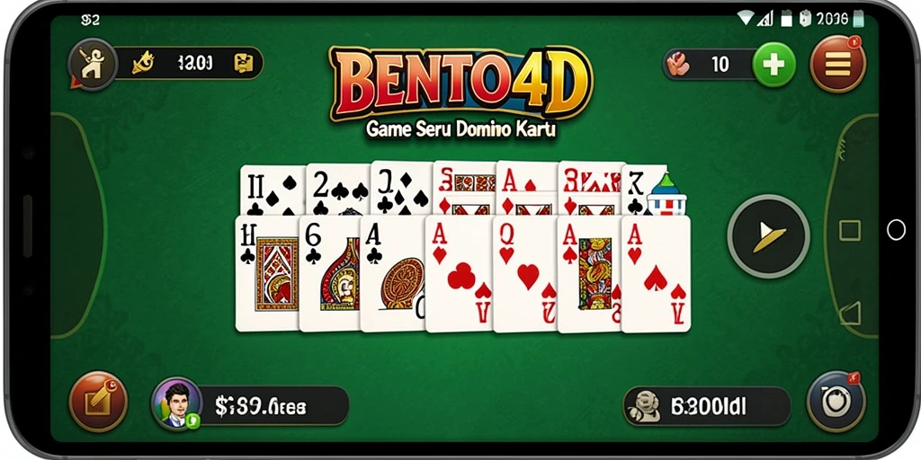 Tampilan menarik dari gameplay BENTO4D yang seru dan interaktif.