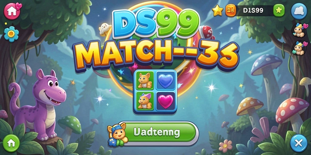 Tangkapan layar DS99 menampilkan gameplay seru Match-3.
