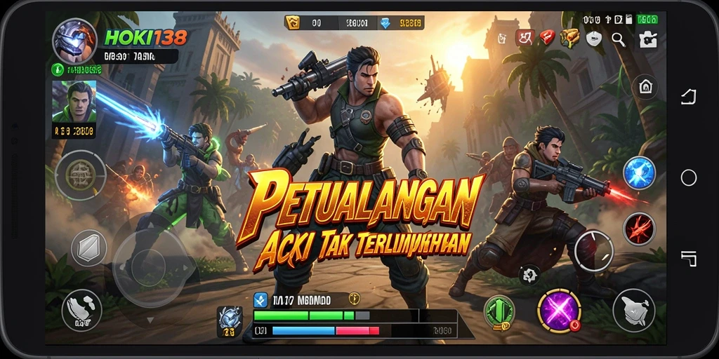 Tampilan gameplay HOKI138 yang intens dan mendebarkan.
