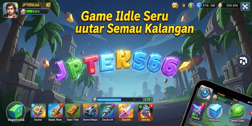 Tampilan gameplay JPTERUS66 yang menarik dan penuh warna.
