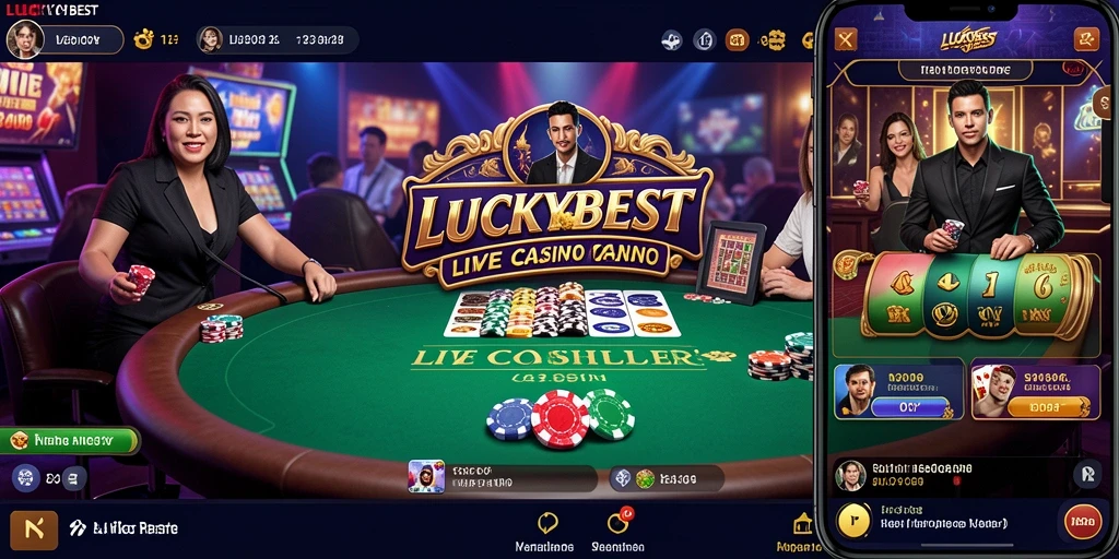 Tampilan gameplay Live Casino yang memukau dan interaktif.