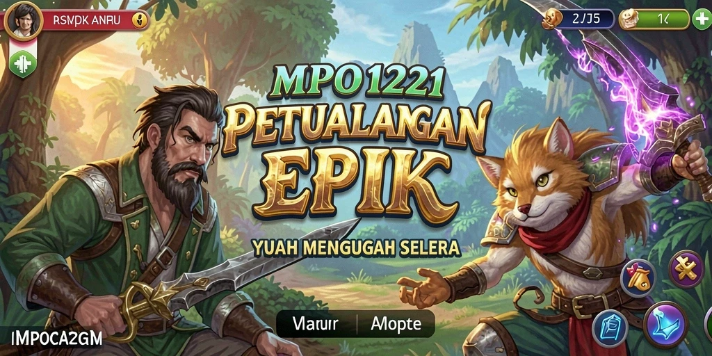 Tampilan screenshot MPO1221 menampilkan petualangan yang penuh aksi dan eksplorasi.