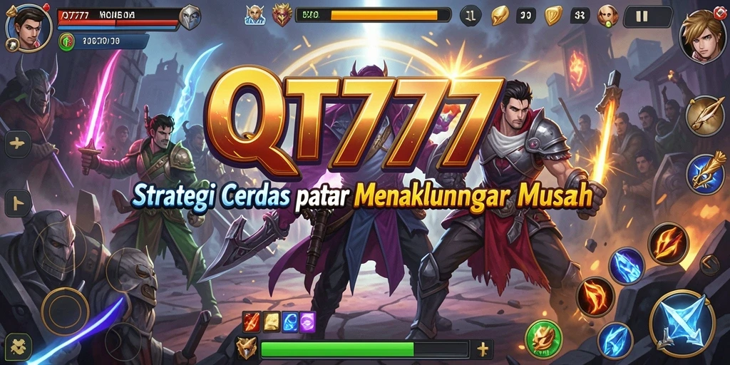 Tampilan permainan QT777 dengan strategi yang mendebarkan dan grafis menawan.