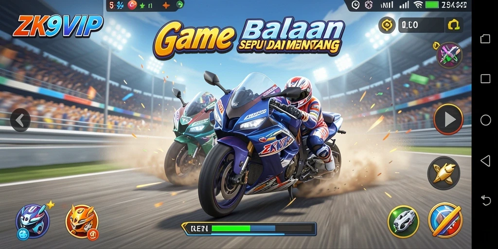 Tampilan mendebarkan dari balapan ZK9VIP yang penuh aksi.